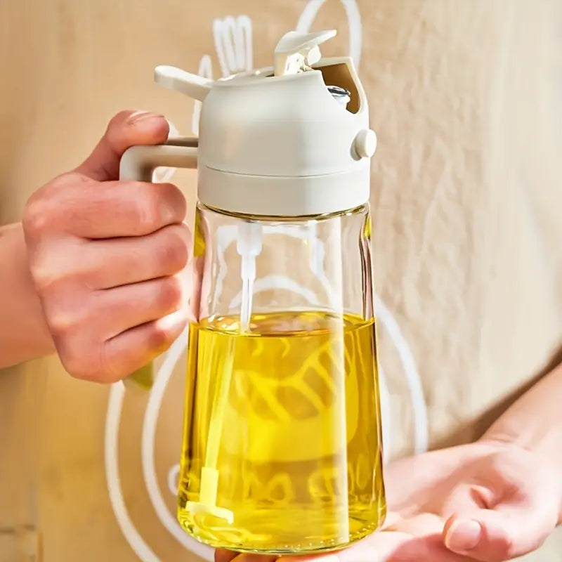 2 IN 1 Oil Dispenser Spray Bottle