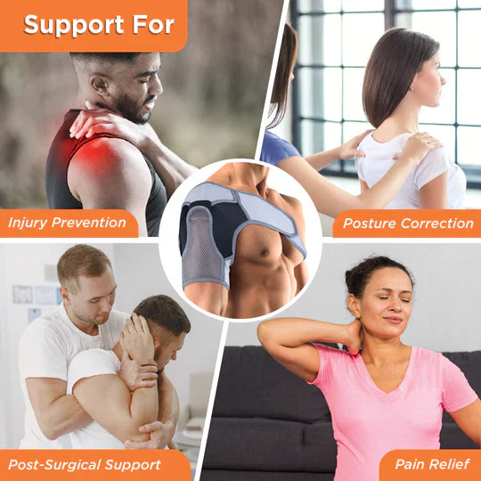 ShoulderShield™ - Shoulder Brace for Shoulder Pain Relief, Support and Compression