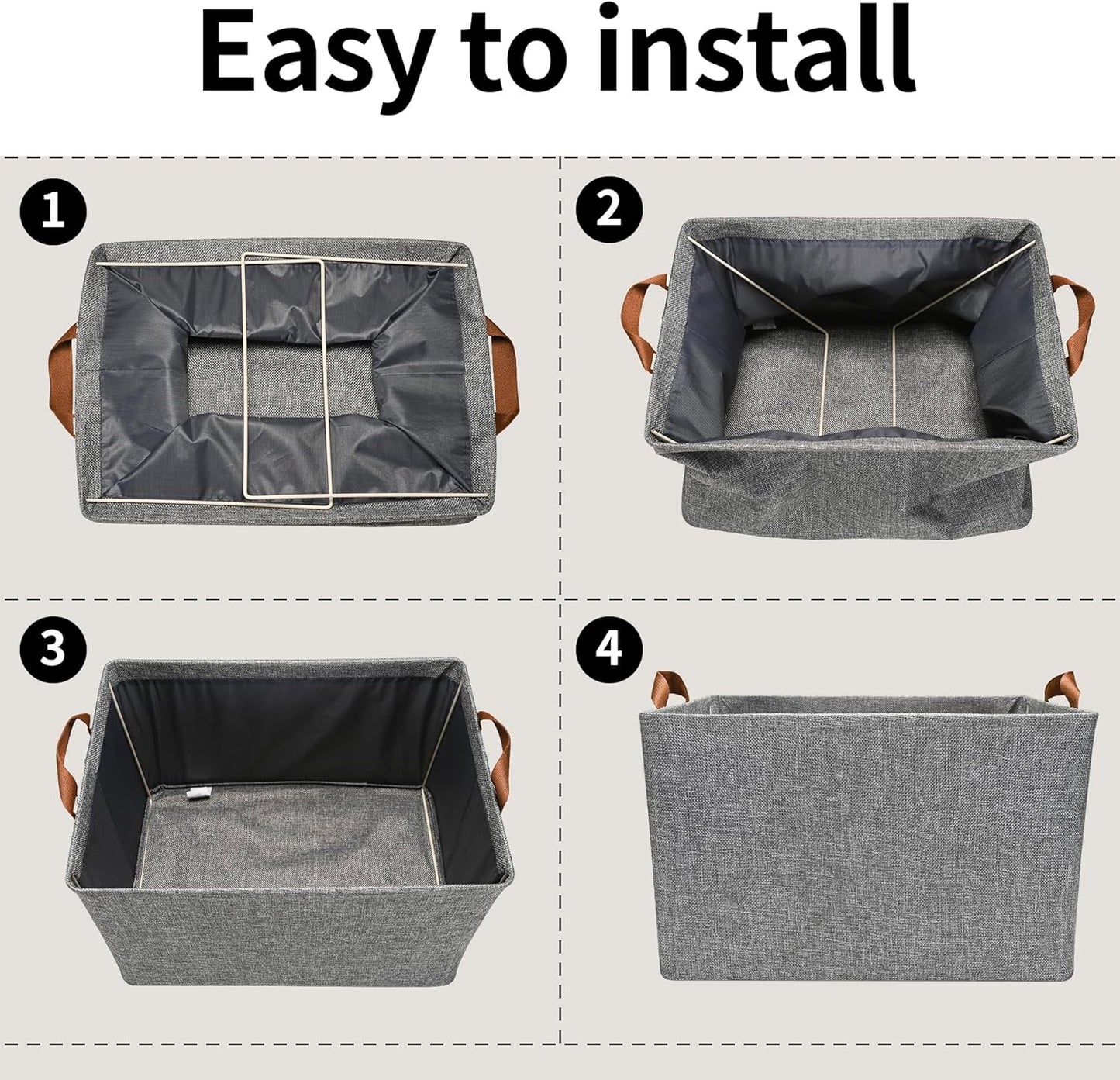 SpaceSaver -  Foldable Clothes Storage Organizer